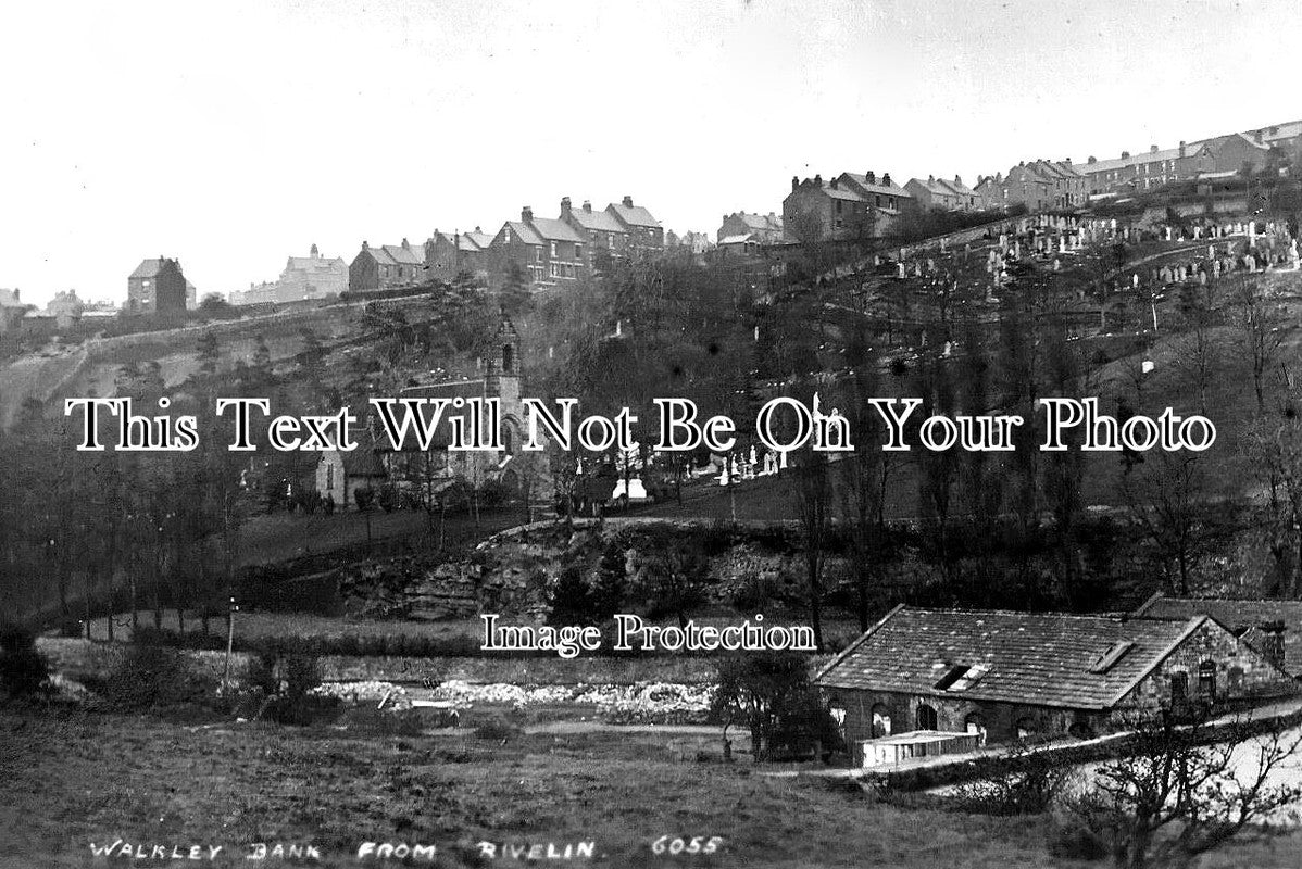 YO 6595 - Walkley Bank From Rivelin, Sheffield, Yorkshire