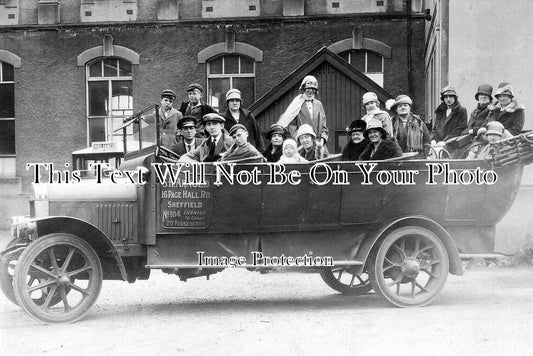 YO 6597 - S H Arnold Charabanc, Page Hall Road, Sheffield, Yorkshire