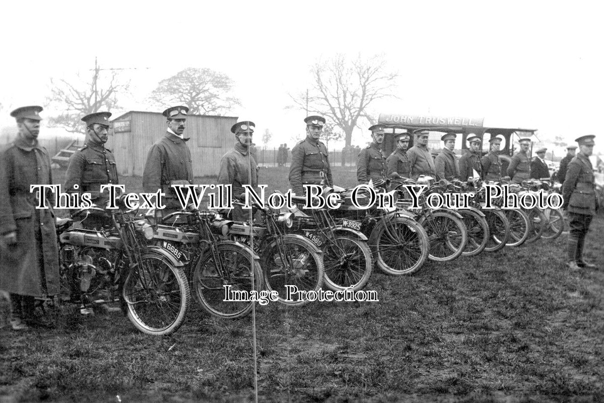 YO 6644 - Yorkshire Army Dispatch Motorcycle Riders, Sheffield, Yorkshire