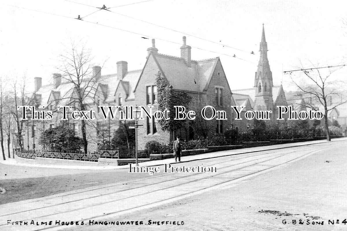 YO 6668 - Firth Alms Houses, Hangingwater, Sheffield, Yorkshire