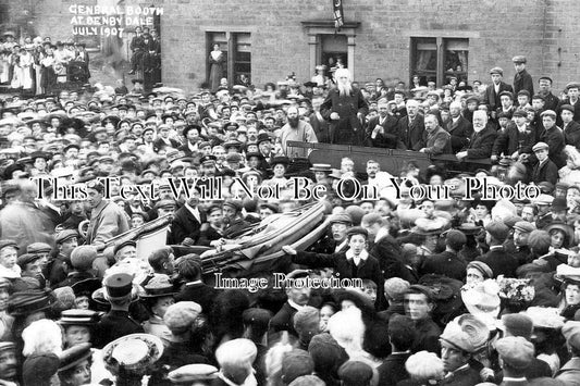 YO 6671 - General Booth, Salvation Army At Denby Dale, Yorkshire 1907