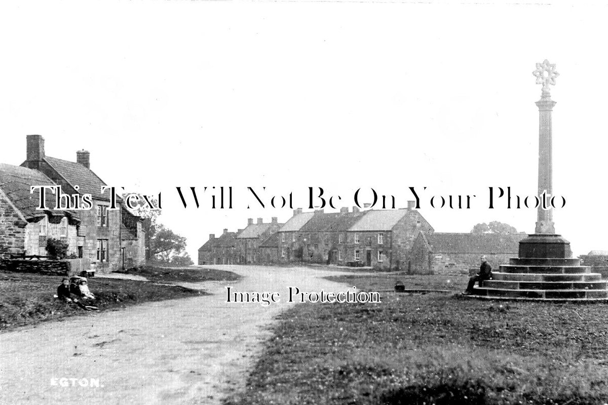 YO 6685 - Egton Memorial Cross, Yorkshire c1921