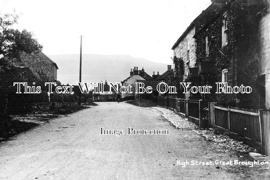 YO 6716 - High Street, Great Broughton, Yorkshire c1910