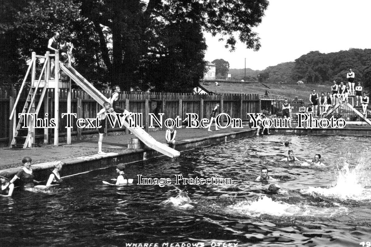 YO 6754 - Wharfe Meadows, Otley Swimming Pool, Yorkshire c1926