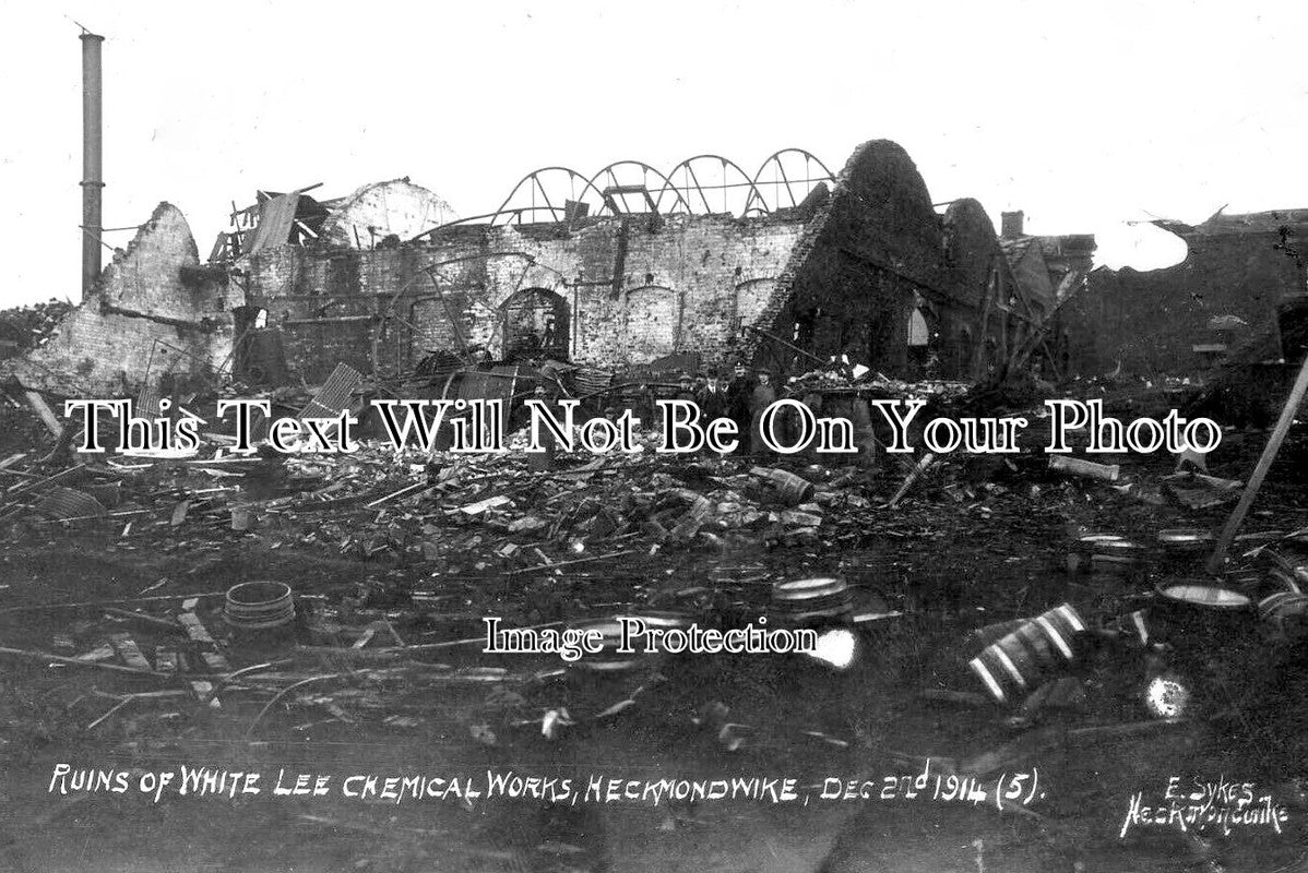 YO 6803 - Ruins Of White Lee Chemical Works, Heckmondwike, Yorkshire 1914