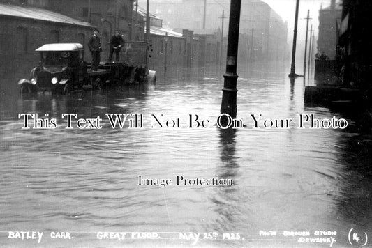 YO 6804 - Batley Carr Great Flood, Yorkshire 1925