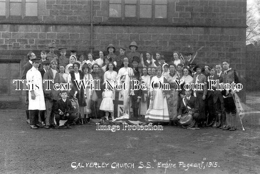 YO 6805 - Calverley Church SS Empire Pageant, Yorkshire 1915