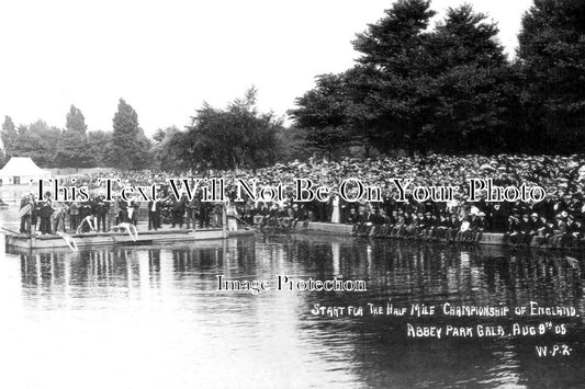 YO 6806 - Half Mile Swimming Championship, Abbey Park Gala, Doncaster 1905