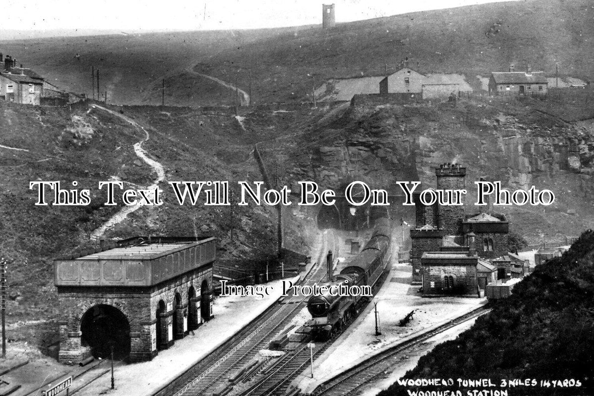 YO 6827 - Woodhead Railway Station & Tunnel, Yorkshire