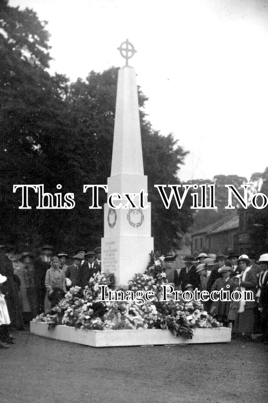 YO 6828 - Skipton War Memorial Unveiling, Yorkshire