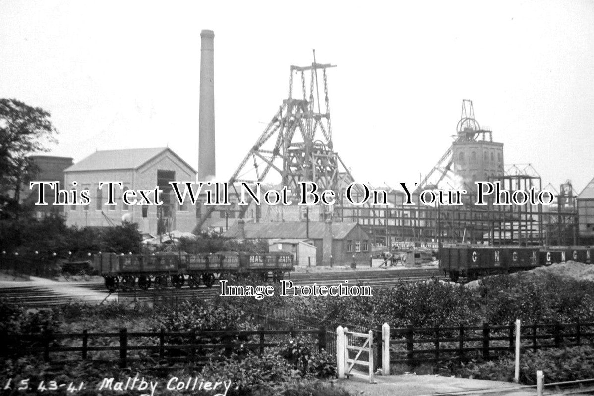 YO 6864 - Maltby Colliery, Coal Mine, Yorkshire c1913