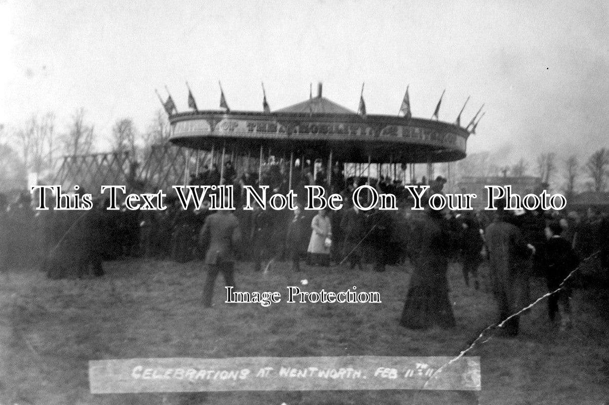 YO 692 - Lord Milton Christening Celebrations, Carousel, Wentworth Woodhouse, Yorkshire
