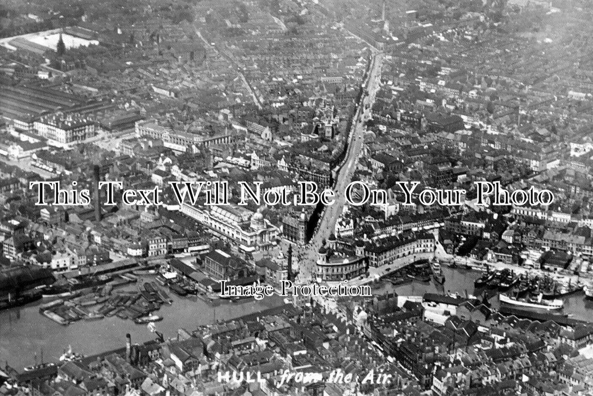 YO 6953 - Aerial View Of Hull, Yorkshire