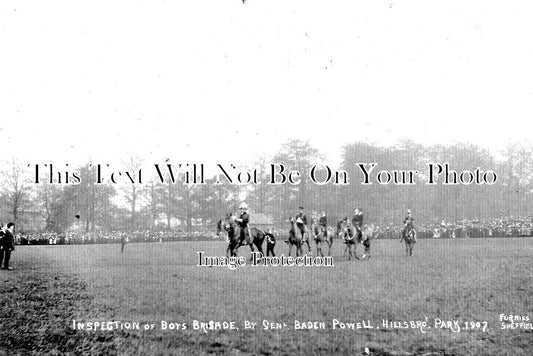 YO 6974 - Boys Brigade Inspection, Baden Powell, Sheffield, Yorkshire