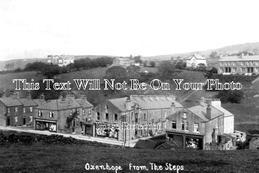 YO 7002 - Oxenhope From The Steps, Keighley, Yorkshire