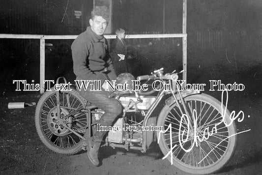 YO 7014 - Speedway Racer F Charles, Yorkshire