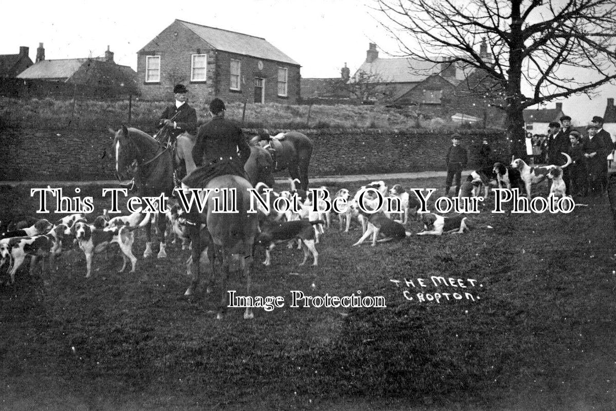 YO 7029 - The Meet At Cropton, Yorkshire c1910