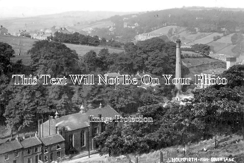 YO 703 - Holmfirth From South Lane, Yorkshire