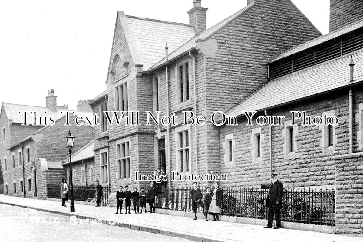 YO 7055 - Public Baths, Shipley, Bradford, Yorkshire