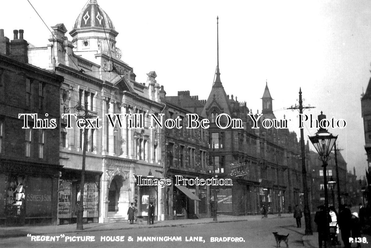 YO 7062 - Regent Picture House & Manningham Lane, Bradford, Yorkshire