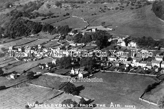 YO 7069 - Wensleydale From The Air, Yorkshire
