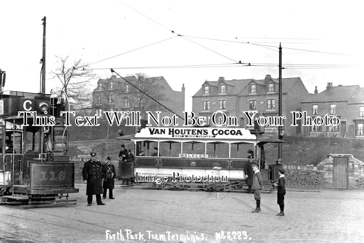 YO 7075 - Firth Park Tram Terminus, Sheffield, Yorkshire