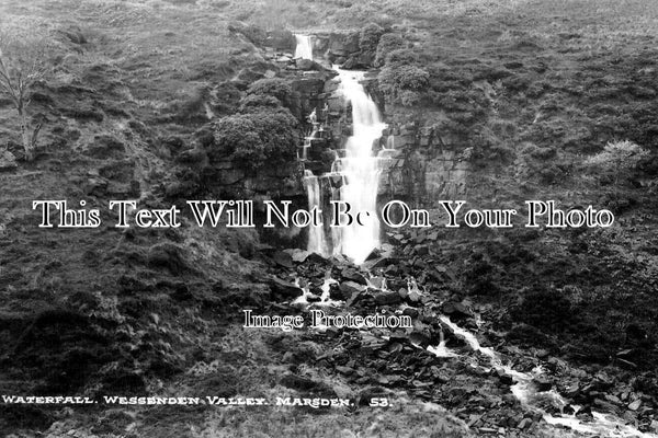 YO 7093 - Wessenden Valley Waterfall, Marsden, Yorkshire – JB Archive