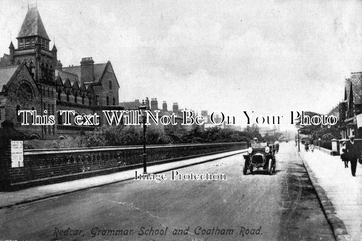 YO 712 - Redcar Grammar School, Coatham Road, Yorkshire c1917