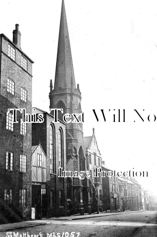 YO 7134 - St Matthews Church, Carver Street, Sheffield, Yorkshire