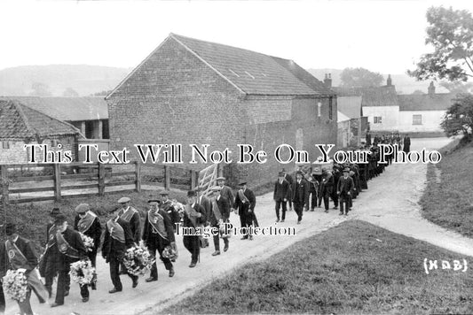 YO 7175 - George Dowson Funeral, Order Of Ancient Shepherds, Rudston, Yorkshire
