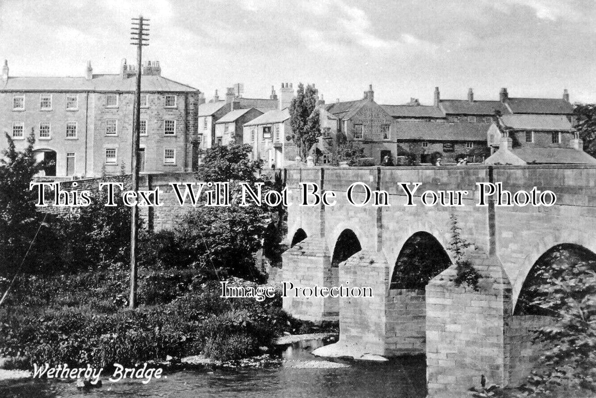 YO 7213 - Wetherby Bridge, Yorkshire c1909