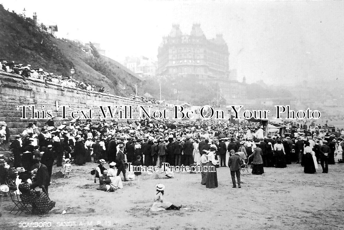 YO 7227 - Scarborough Sands, Yorkshire c1905