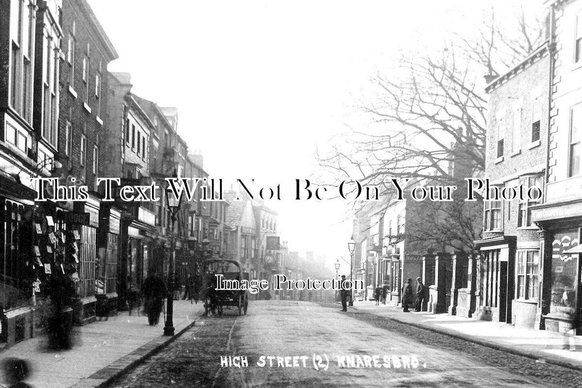 YO 7237 - High Street, Knaresborough, Yorkshire c1910