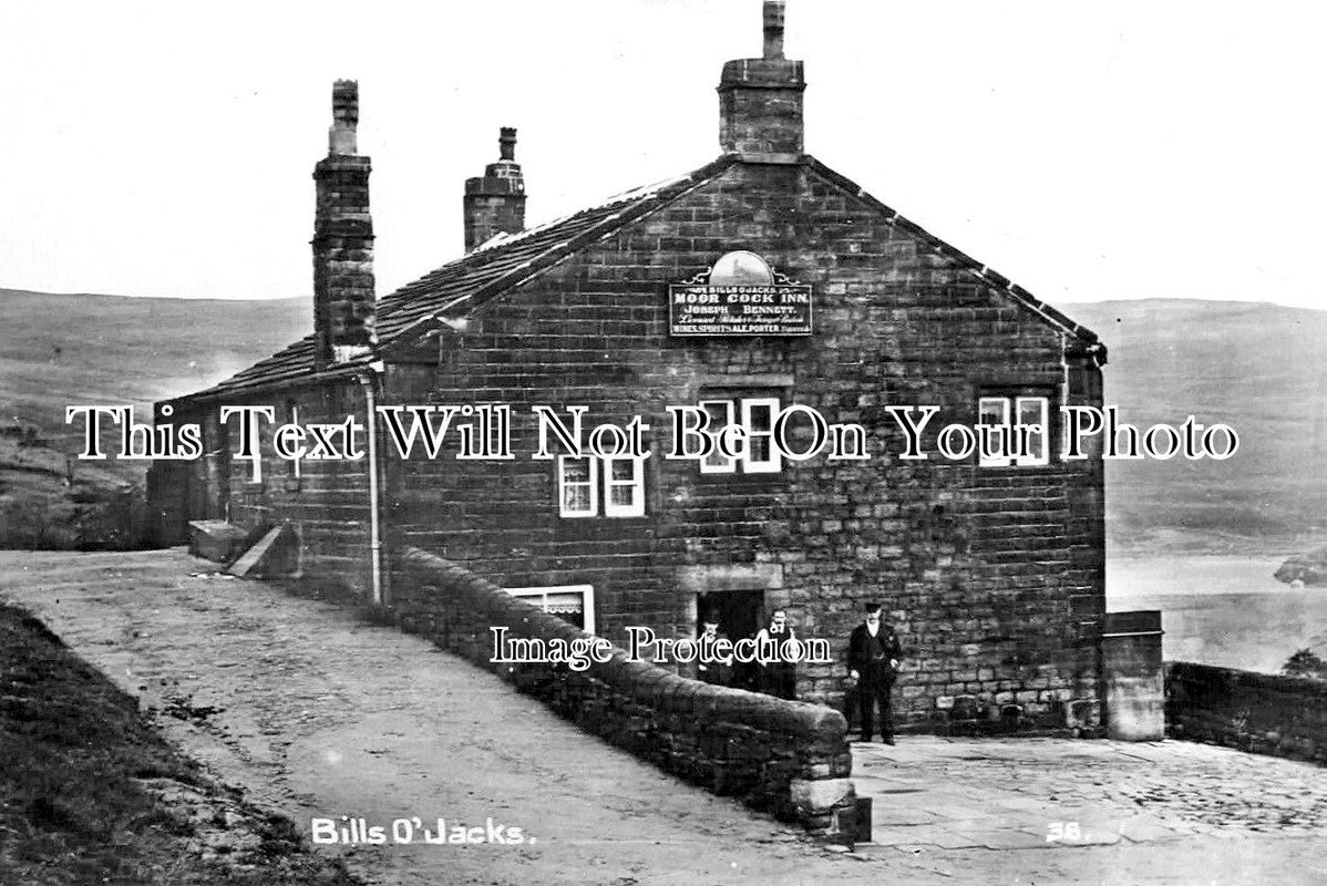 YO 7270 - Bills O Jacks, Moor Cock Inn Pub, Yorkshire c1910