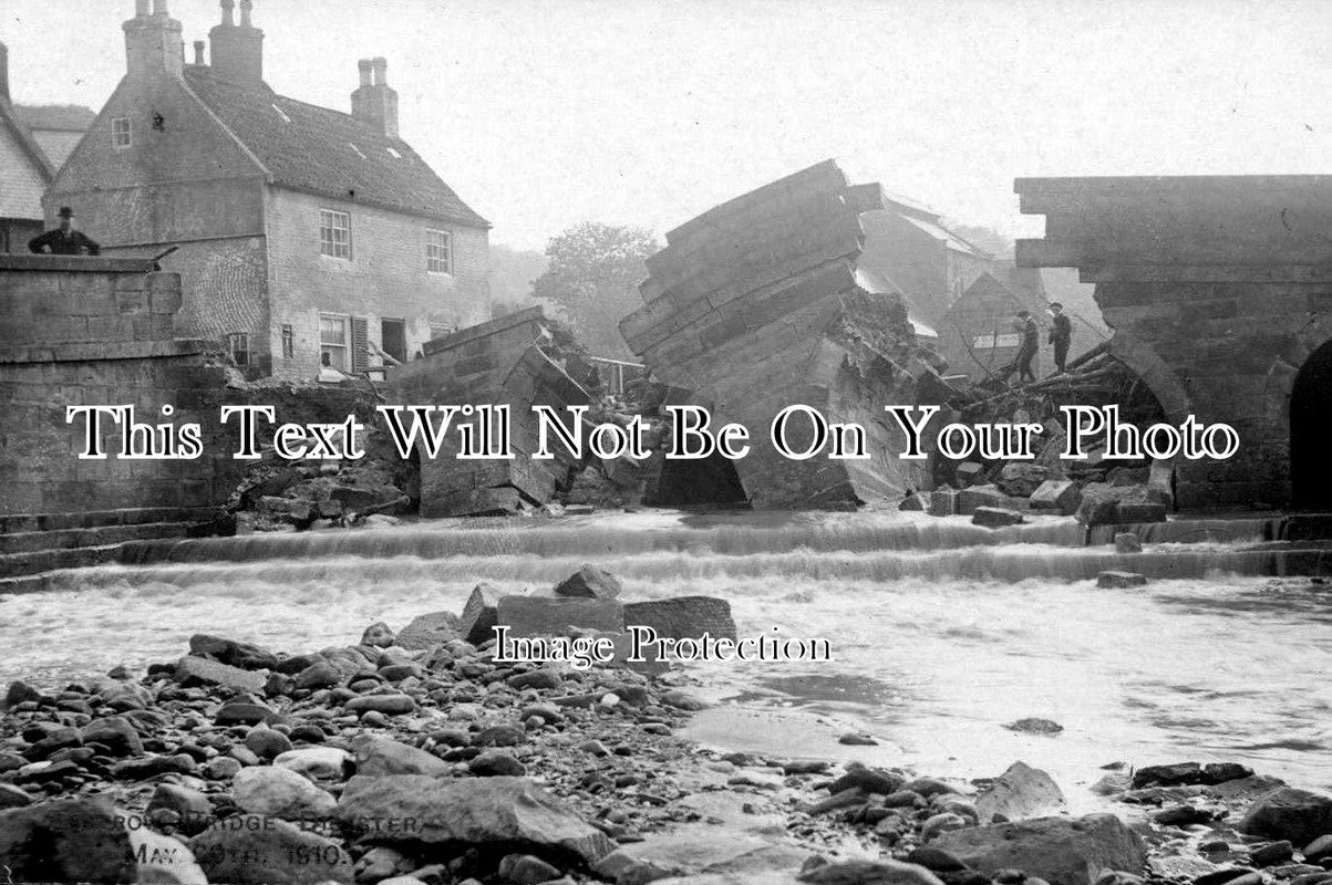 YO 730 - Eastrow Bridge Collapse, Yorkshire 1910