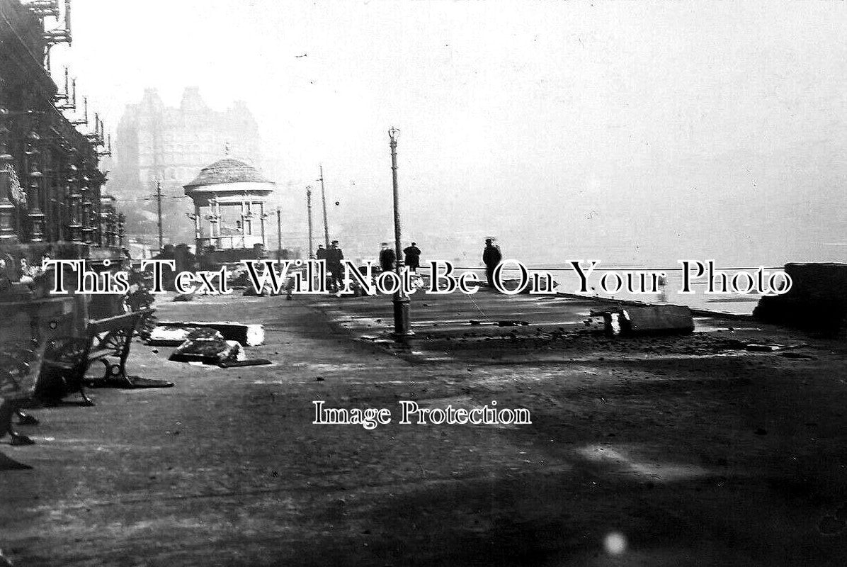 YO 7313 - Scarborough Spa Storm Damage, Yorkshire c1908