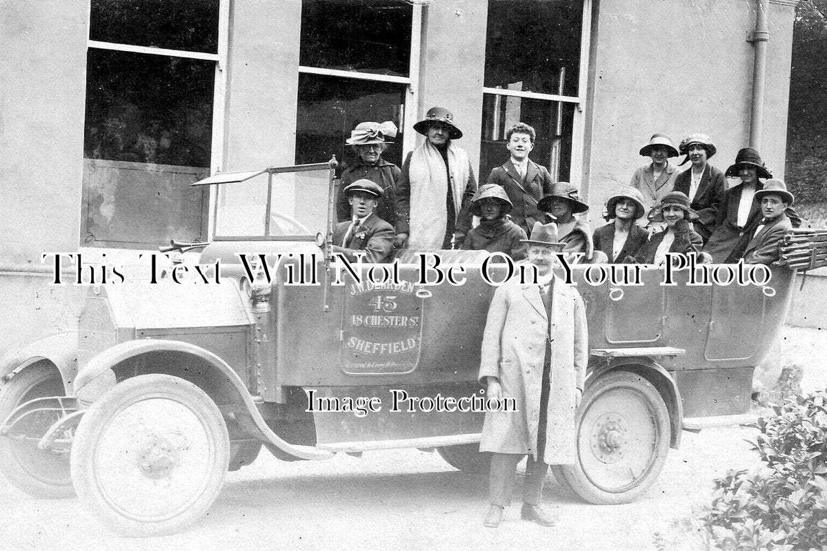 YO 7388 - JW Dearden Charabanc, Chester Street, Sheffield, Yorkshire