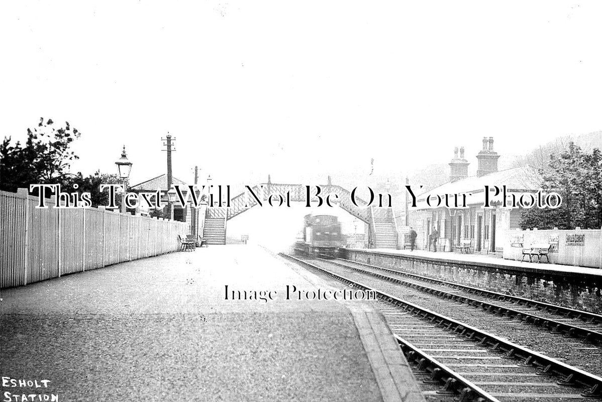 YO 7402 - Esholt Railway Station, Yorkshire