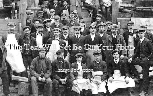 YO 7404 - Workers Building Lythe Church, Yorkshire