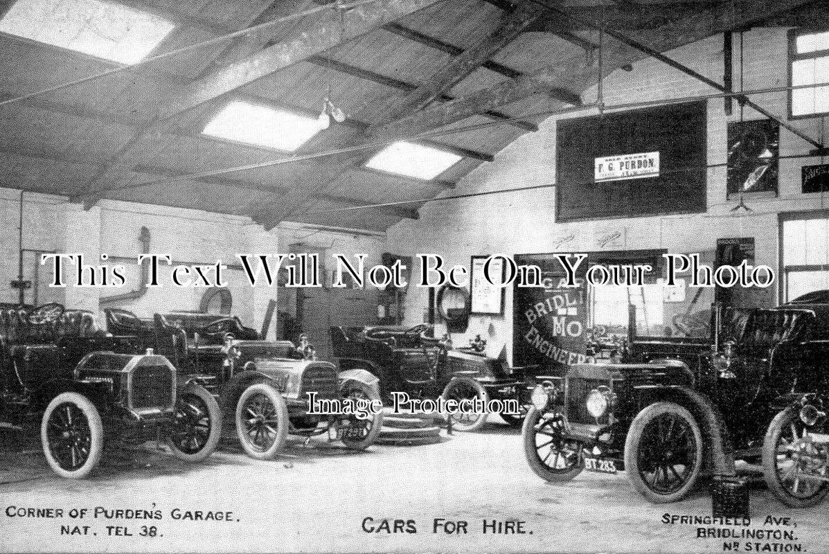 YO 7476 - Purdens Garage, Springfield Garage, Bridlington, Yorkshire