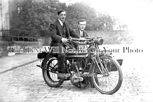 YO 7498 - Motorcycle & Sidecar, Sheffield, Yorkshire