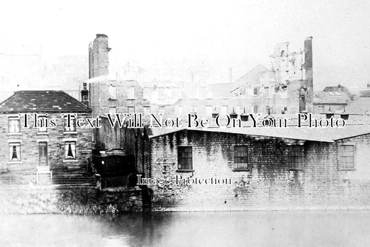 YO 7507 - Sands Mill After The Fire, Mirfield, Yorkshire 1905