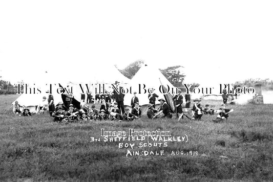 YO 7514 - 3rd Sheffield Walkley Boy Scouts, Ainsdale, Yorkshire 1919
