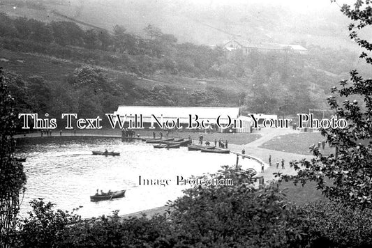 YO 7521 - Boating Lake, Sunny Vale Gardens, Hipperholme, Yorkshire