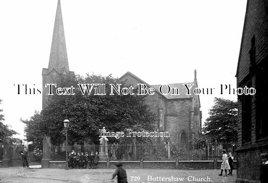 YO 7522 - Buttershaw Church, Wibsey, Bradford, Yorkshire c1914
