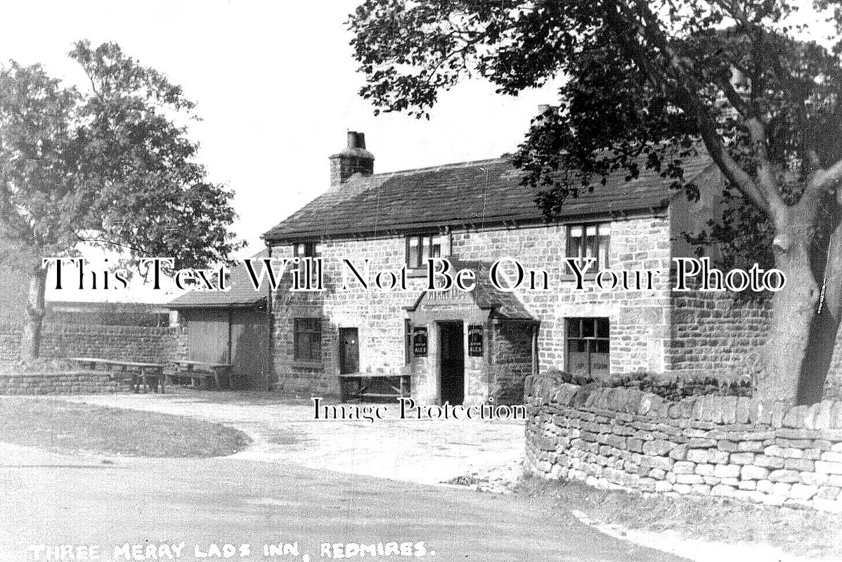YO 7541 - Three Merry Lads Inn Pub, Redmires, Sheffield, Yorkshire