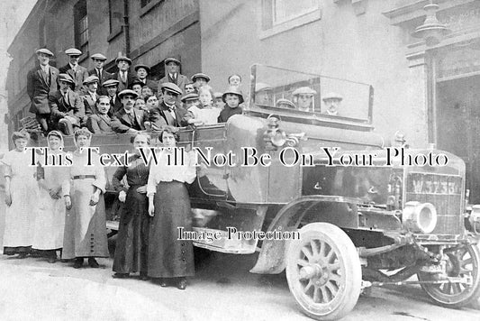 YO 7542 - Charabanc At Sheffield, Yorkshire
