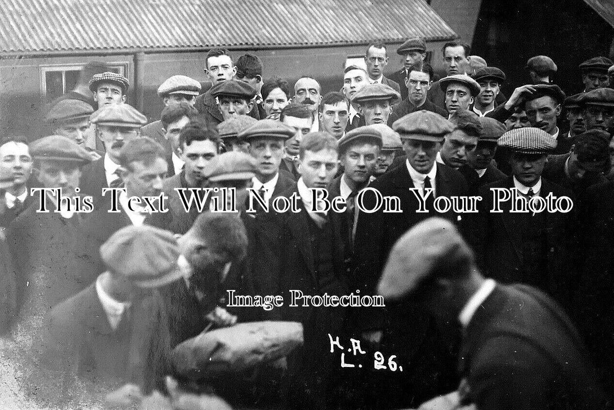 YO 7549 - B Company Colsterdale Leeds Pals, Military Soldiers, Yorkshire 1914 WW1