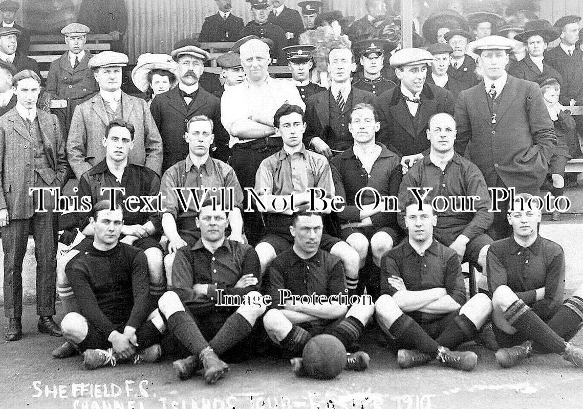 YO 7562 - Sheffield Football Club FC, Channel Islands Tour 1910 – JB ...