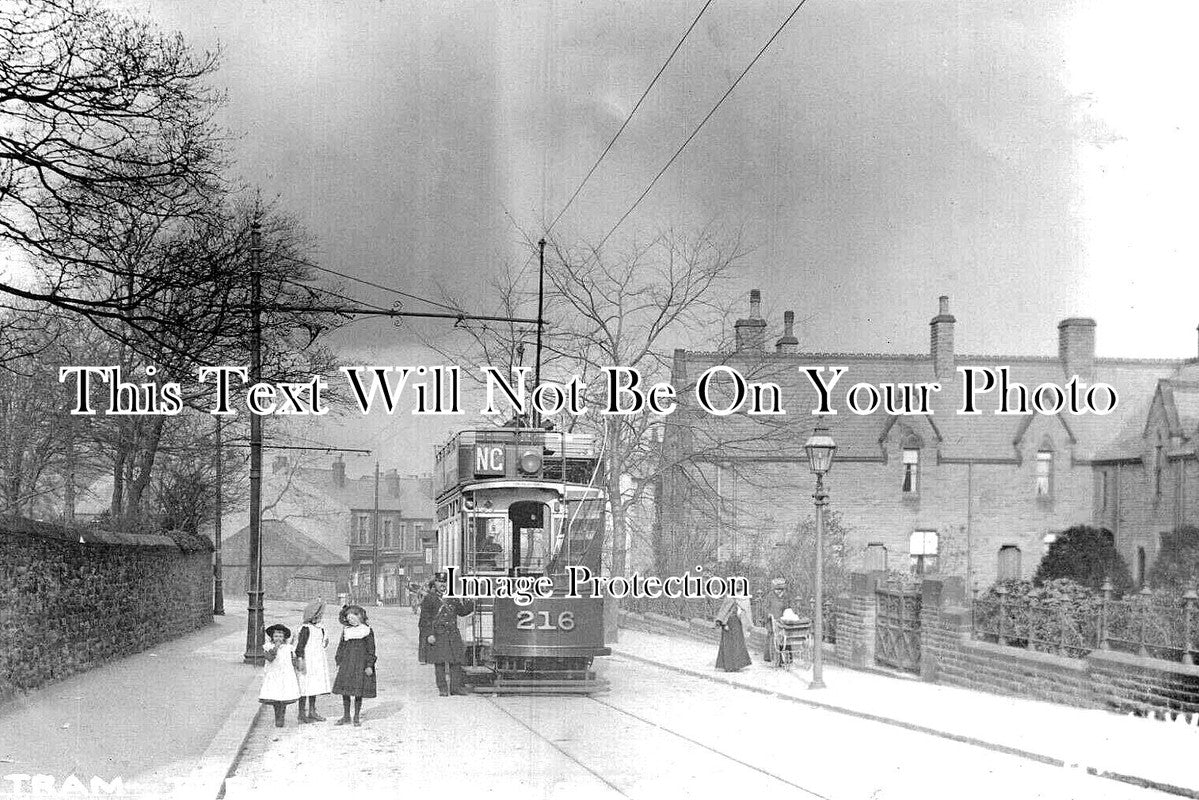 YO 7572 - Nether Green Tram Terminus, Sheffield, Yorkshire